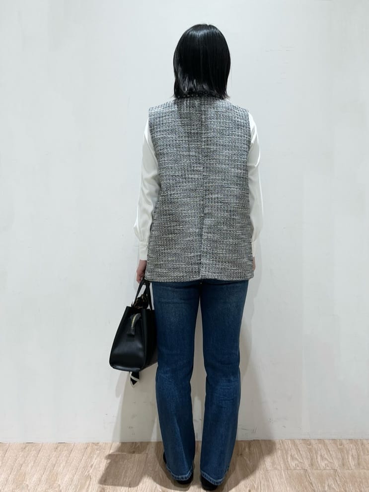 momokoさんの「OPAQUE.CLIP｜◆《通勤対応》ボウタイブラウス【洗濯機洗い可】」を使ったコーディネート