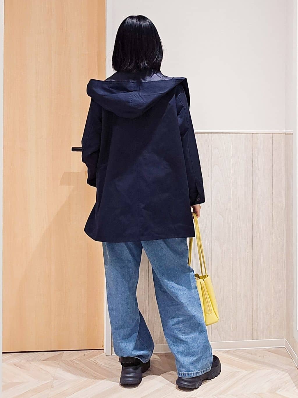 ＊yuki＊さんの「SHOO･LA･RUE｜◆【S-LL/撥水/花粉対策】フーディーテントブルゾン」を使ったコーディネート