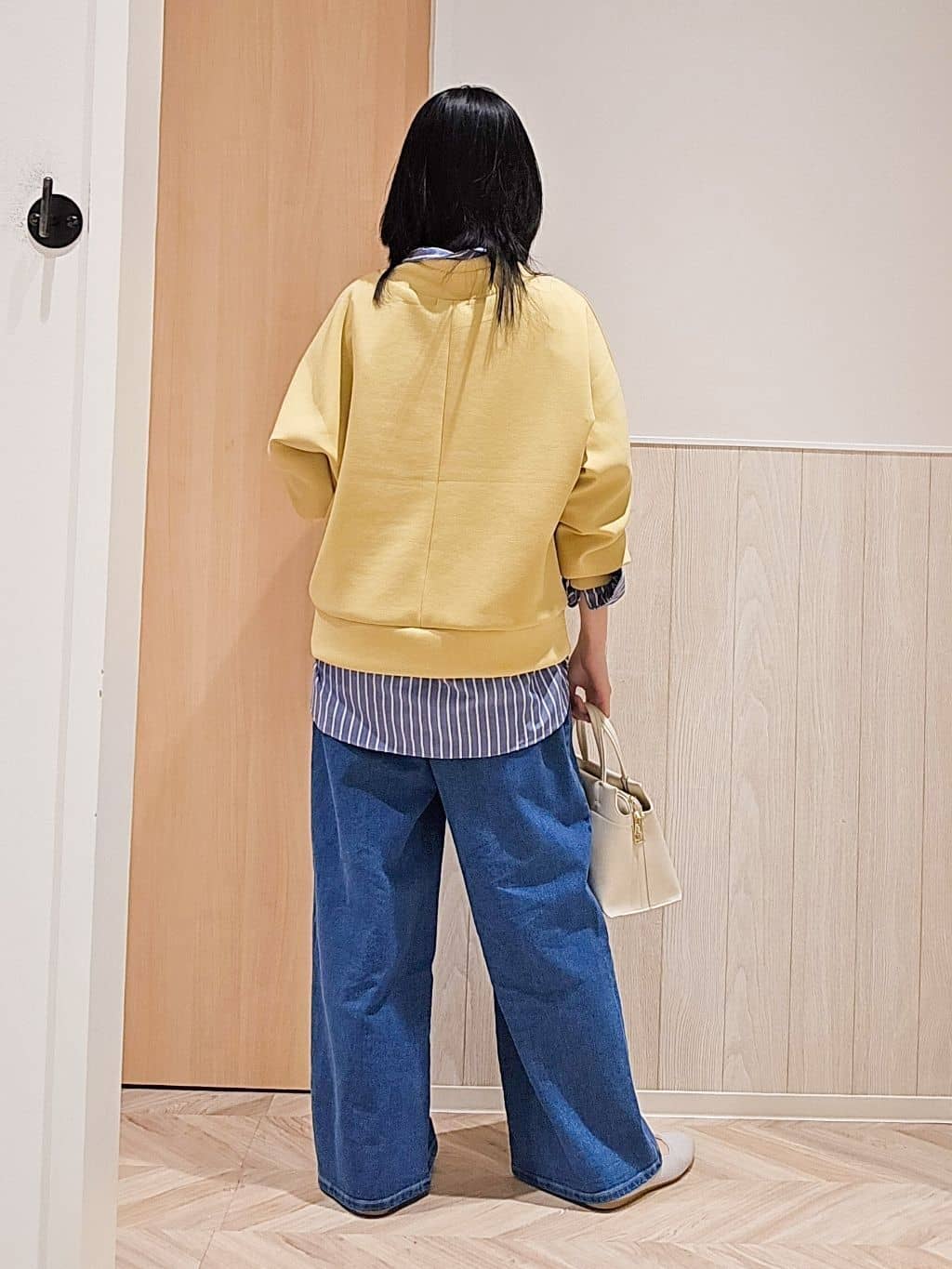 ＊yuki＊さんの「SHOO･LA･RUE｜◆【洗える/S-LL】シーズン問わず合わせやすい ベーシックカラーシャツ」を使ったコーディネート