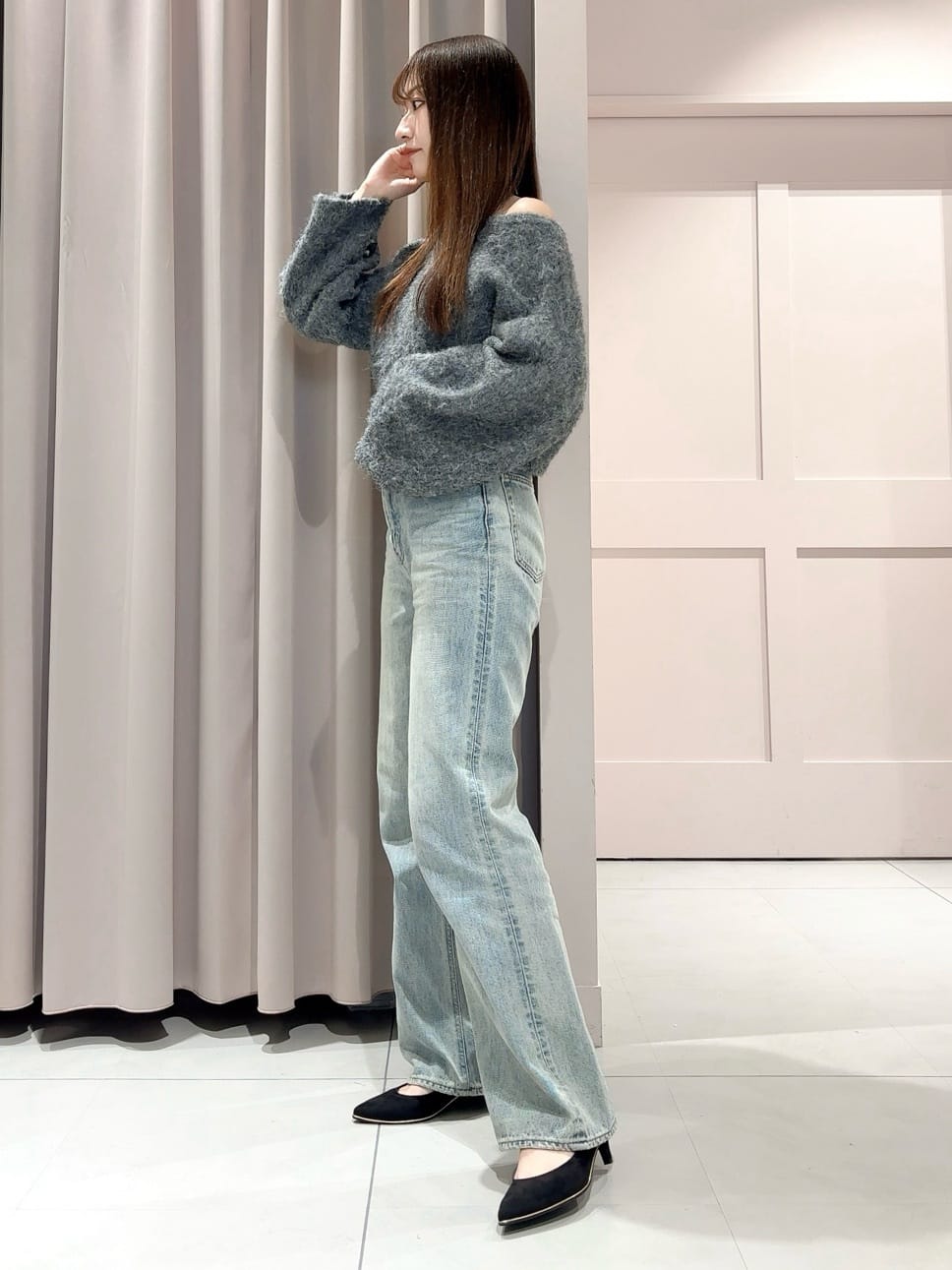 RINAさんの「ESPERANZA｜【晴雨兼用/12時間パンプス】約5.5cm　歩きやすくて疲れにくい」を使ったコーディネート
