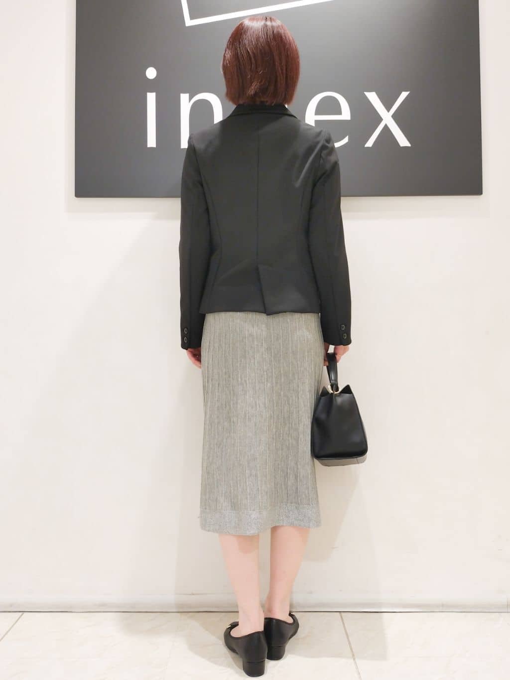 n.さんの「index｜《5色展開／XS-LLサイズ》ストレッチテーラードジャケット／セットアップ対応【イージーアイロン】」を使ったコーディネート
