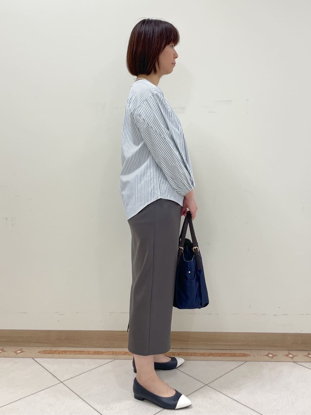hanaさんの「Reflect｜◆【夏SALE／E‐QUALITY／手洗い可】タックディティールブラウス」を使ったコーディネート