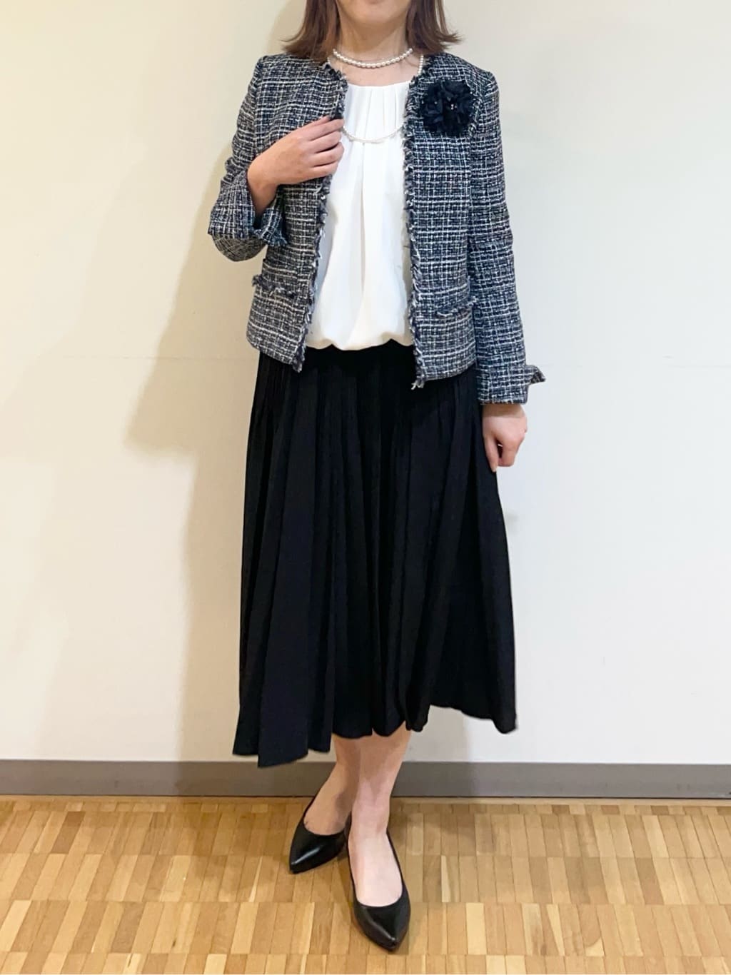 フナキさんの「UNTITLED｜【追加/日本製】ブーケフラワーコサージュ」を使ったコーディネート