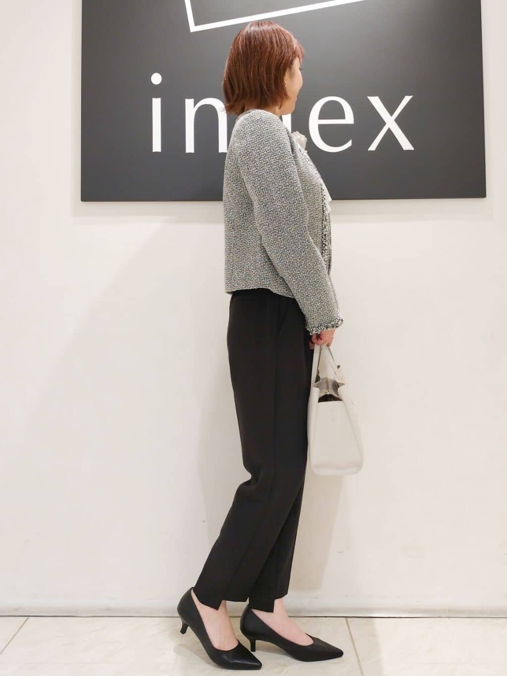 n.さんの「index｜◆【2WAY】フロントバースクエアデザインミドルバッグ」を使ったコーディネート