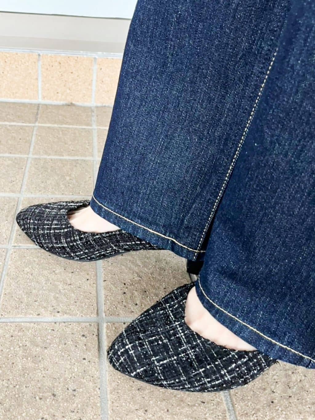 シムシムさんの「grove｜【Lee&times;grove別注】STRAIGHT DENIM PANTS」を使ったコーディネート
