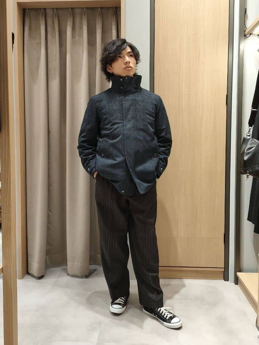 nobuさんの「TAKEO KIKUCHI｜【3WAY】ジャカード グレンチェック ダウンライナー ブルゾン」を使ったコーディネート