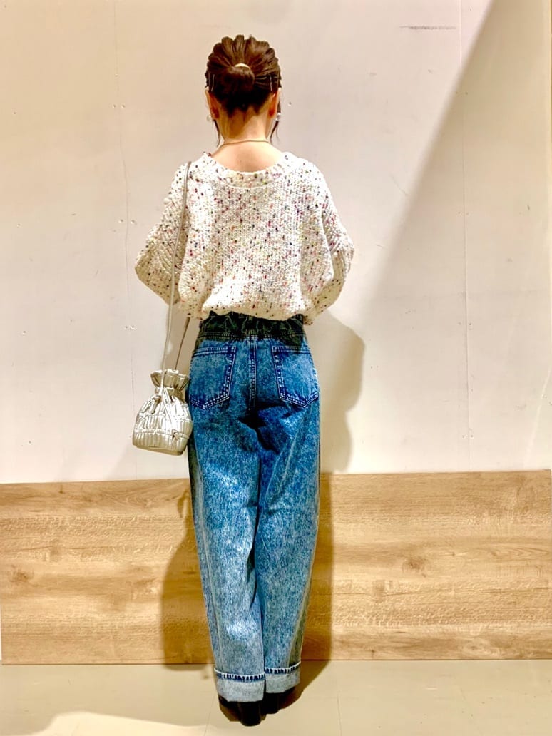 すずさんの「SHOO･LA･RUE｜◆プリーツ巾着ショルダーバッグ」を使ったコーディネート