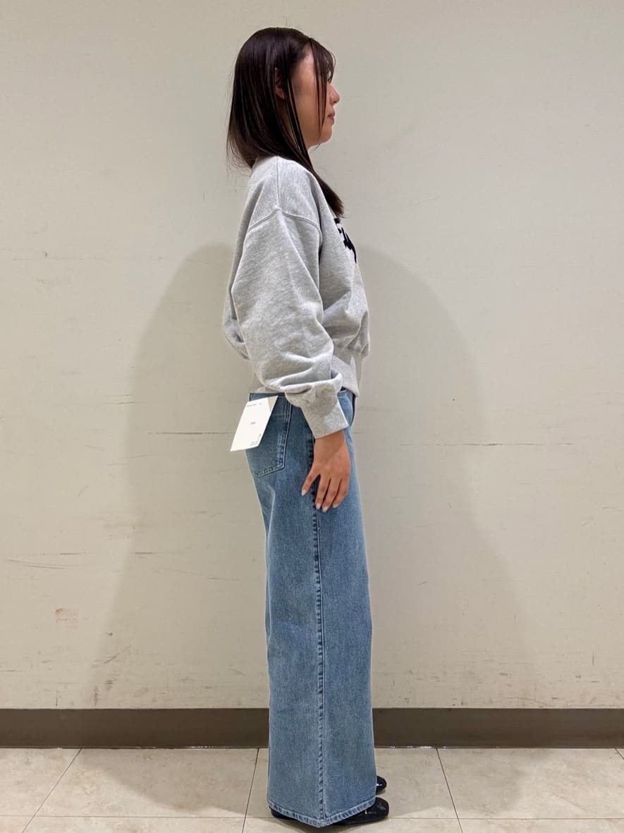 ななさんの「OPAQUE.CLIP｜◆刺繍ロゴスウェット【洗濯機洗い可】」を使ったコーディネート