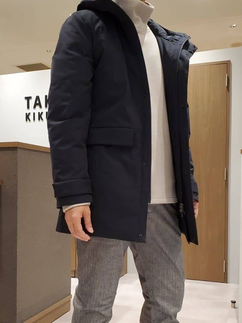ishidaさんの「TAKEO KIKUCHI｜【Made in JAPAN】播州織 ストレッチ パンツ」を使ったコーディネート