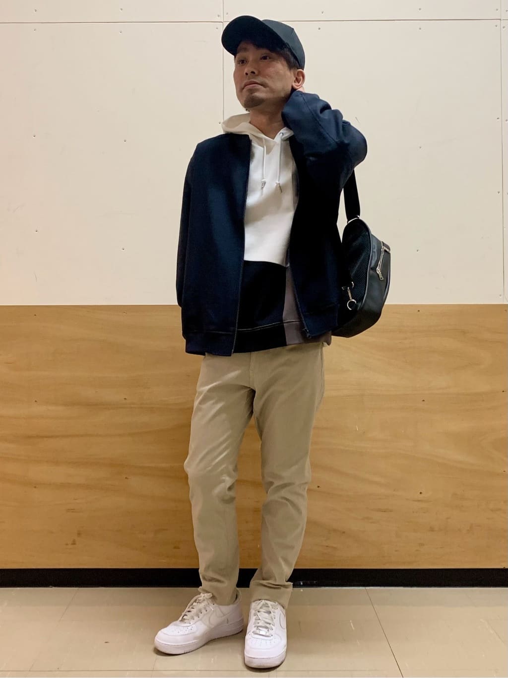 MATUさんの「THE SHOP TK｜◆【CAVIAN/キャビアン】リサイクルシャークスキンジップブルゾン セットアップ可」を使ったコーディネート