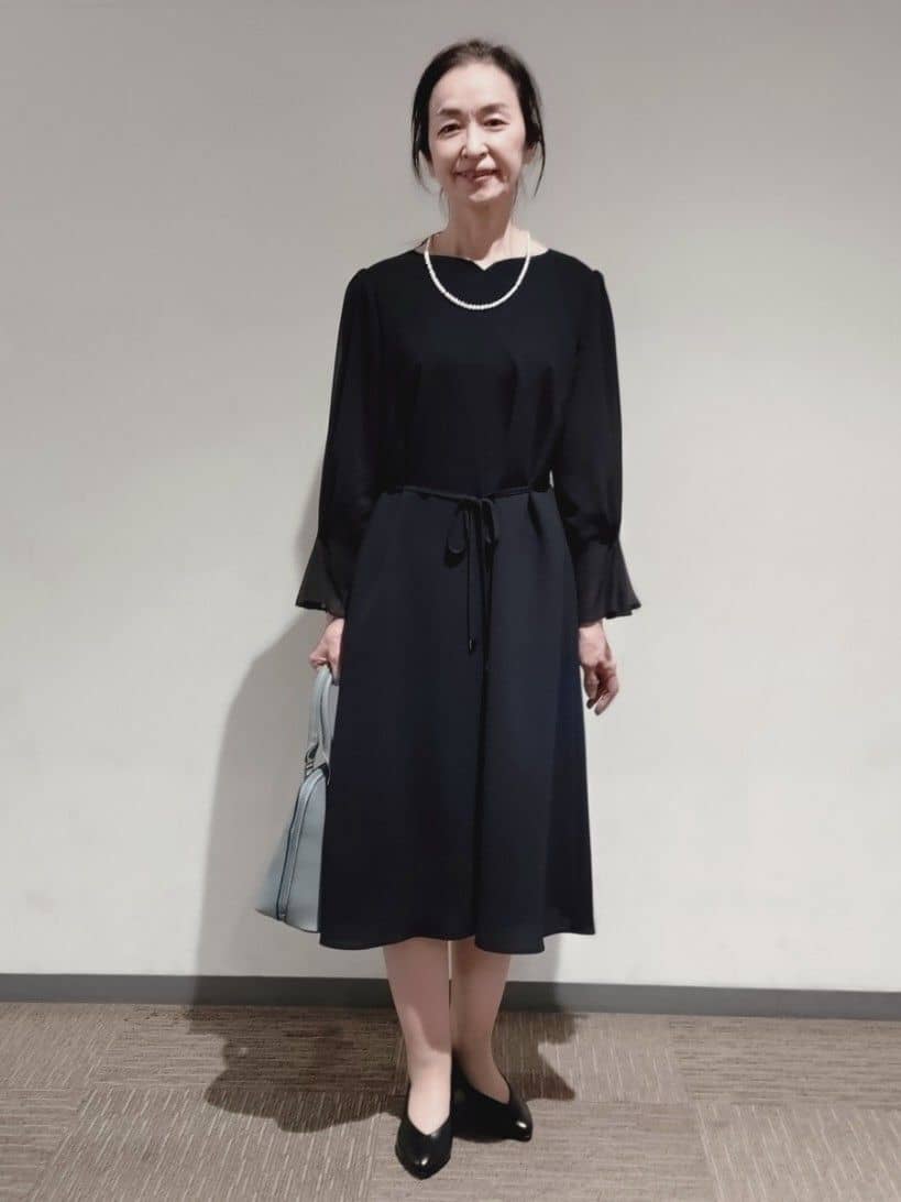 Kさんの「Reflect｜◆【夏SALE／フォーマル/洗える】スリーブデザインジョーゼットワンピース」を使ったコーディネート