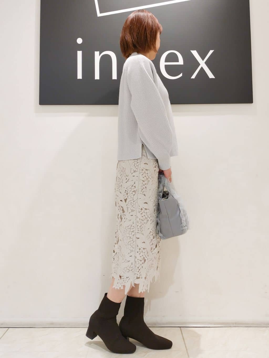 n.さんの「index｜◆ラグランスリーブリブニット【洗濯機洗い可】」を使ったコーディネート