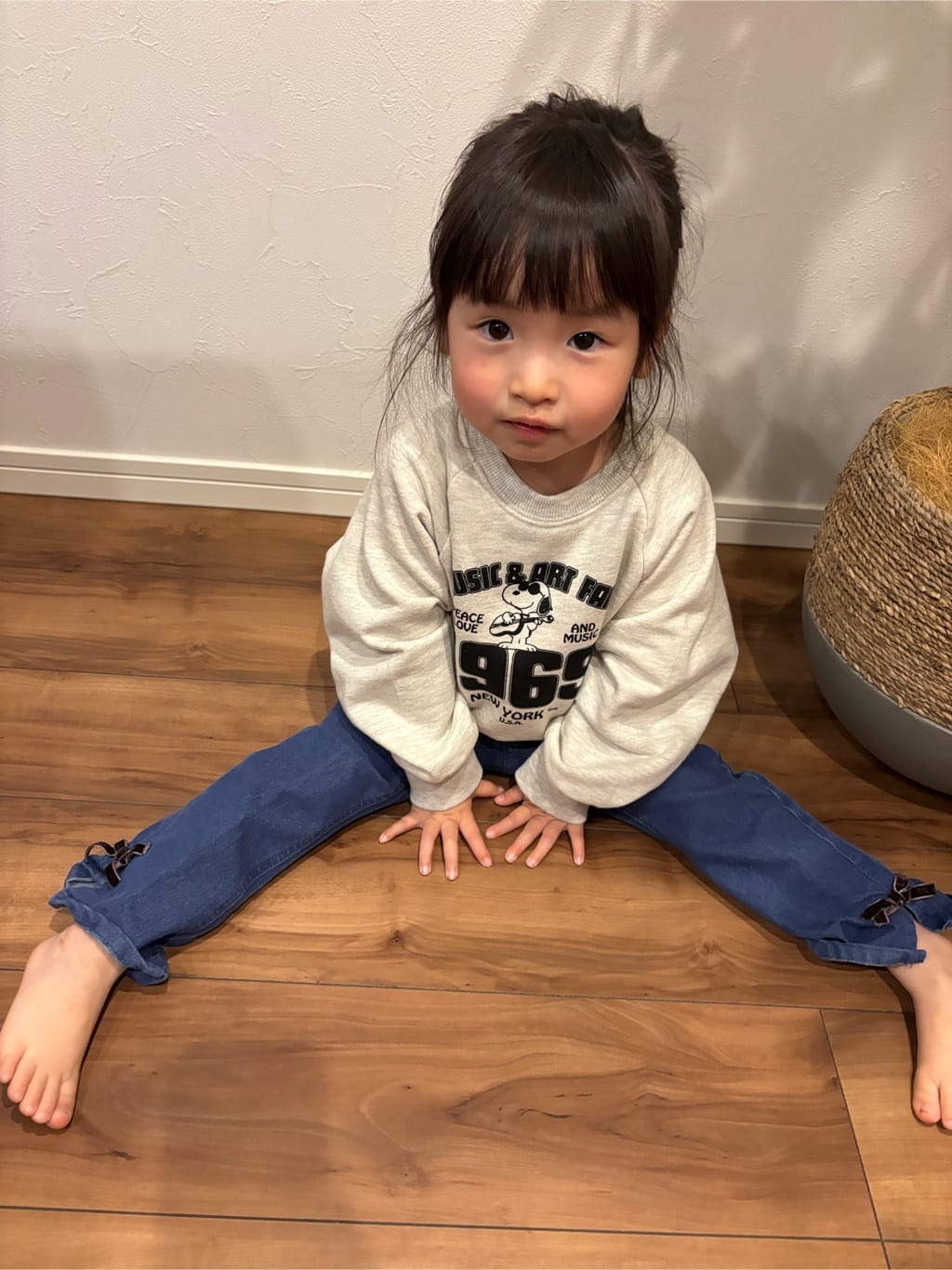 cherryさんの「THE SHOP TK｜◆PEANUTS スウェット 1969 ／【110-150】親子リンク」を使ったコーディネート