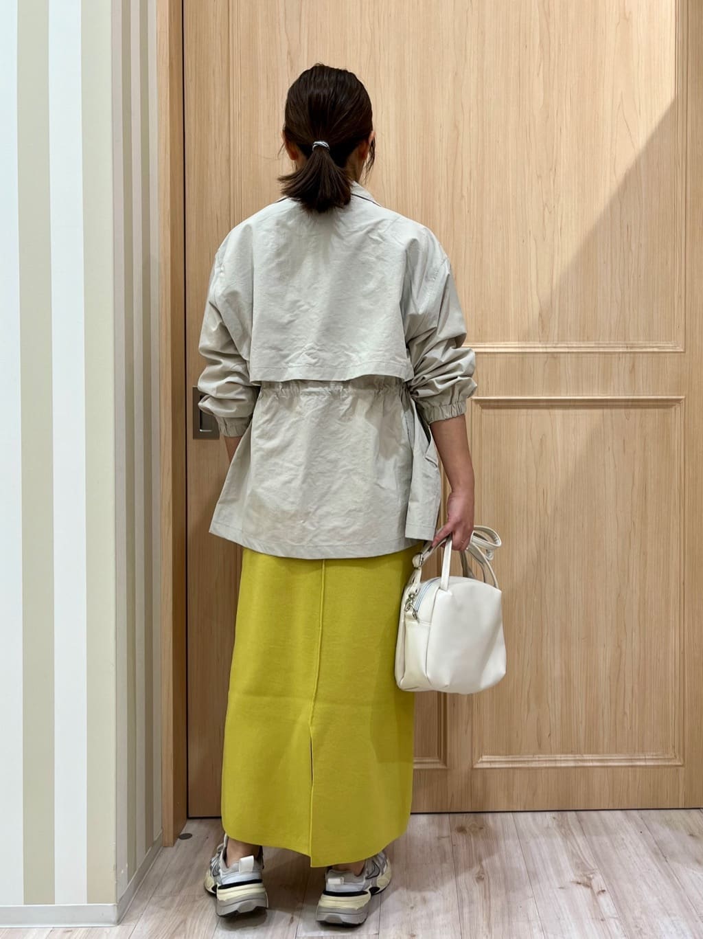 Kyokoさんの「SHOO･LA･RUE｜◆【撥水/防花粉】大人のデイリースタイルに スタンドカラーブルゾン」を使ったコーディネート