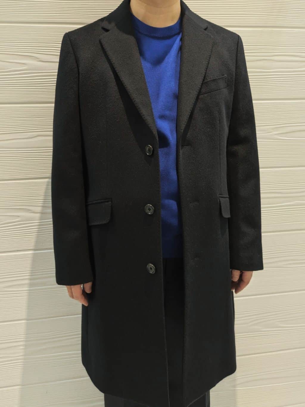 かずさんの「TAKEO KIKUCHI｜ウールカシミヤブレンド チェスターコート」を使ったコーディネート