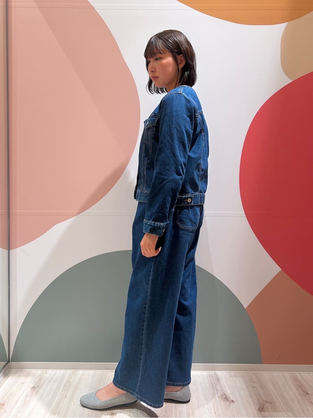 末っ子さんの「SHOO･LA･RUE｜◆【高レビュー】洗えてサラサラ ニットパンプス」を使ったコーディネート