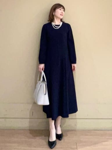 Juneさんの「UNTITLED｜【セレモニー対応】レイヤードフェイクパール」を使ったコーディネート