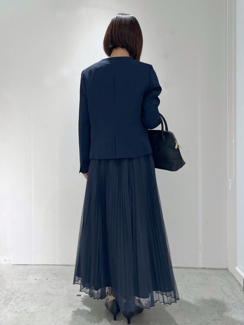 yuuさんの「OPAQUE.CLIP｜◆《通勤セットアップ対応》キーネックジャケットダブルクロス【洗濯機洗い可】」を使ったコーディネート