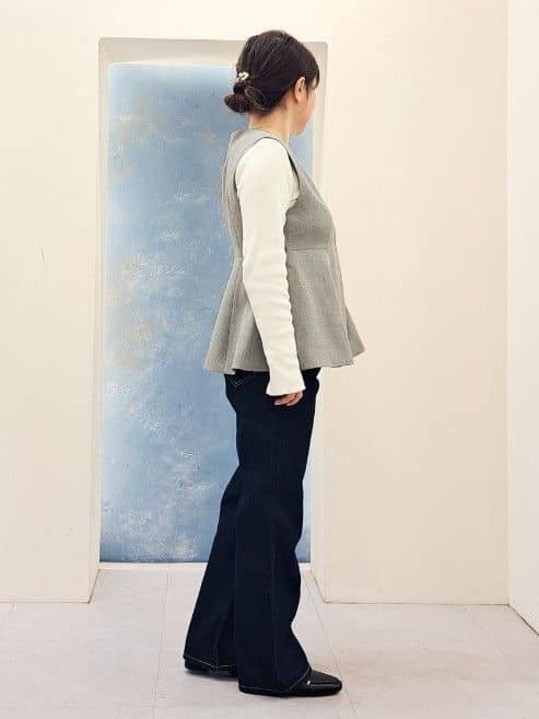 ふるさんの「grove｜【Lee&times;grove別注】STRAIGHT DENIM PANTS」を使ったコーディネート
