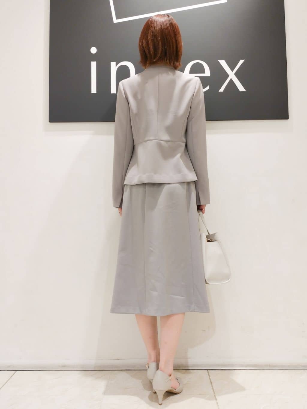 n.さんの「index｜◆《通勤／セットアップ対応》多機能ノーカラージャケット【洗濯機洗い可／防シワ／抗ピル／ストレッチ】」を使ったコーディネート
