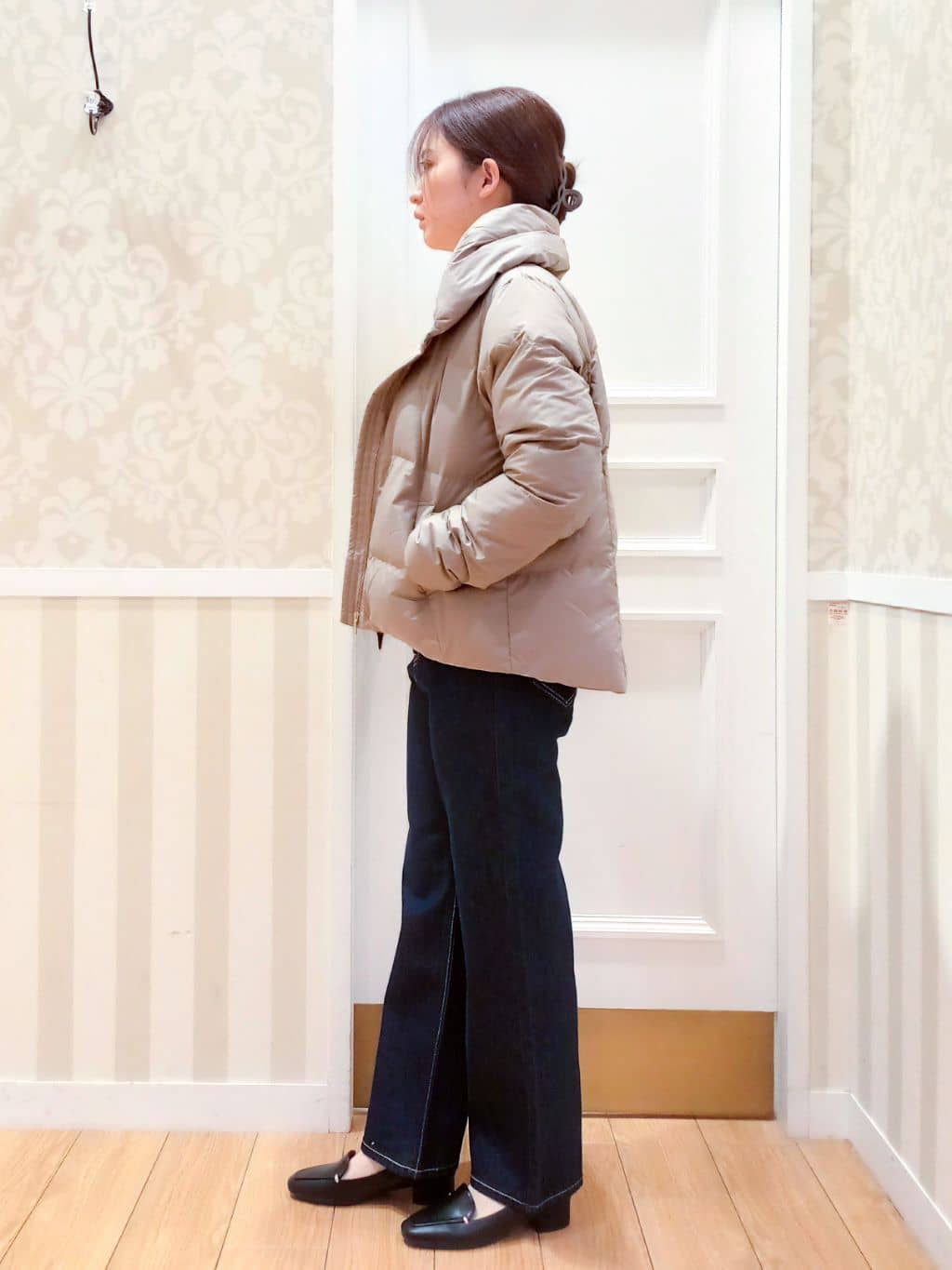 Nakaさんの「grove｜【Lee&times;grove別注】STRAIGHT DENIM PANTS」を使ったコーディネート
