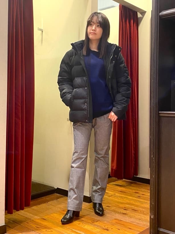 かわぴーさんの「TAKEO KIKUCHI｜【Made in JAPAN】播州織 ヘリンボン ストレート パンツ」を使ったコーディネート