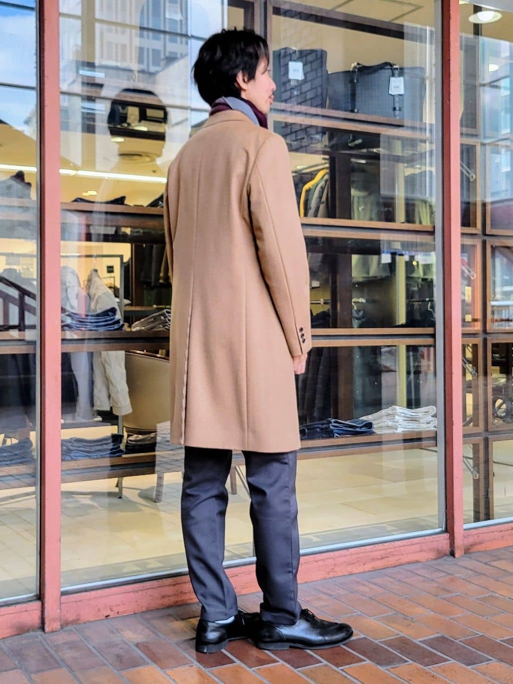 piroyaさんの「TAKEO KIKUCHI｜ウールカシミヤブレンド チェスターコート」を使ったコーディネート