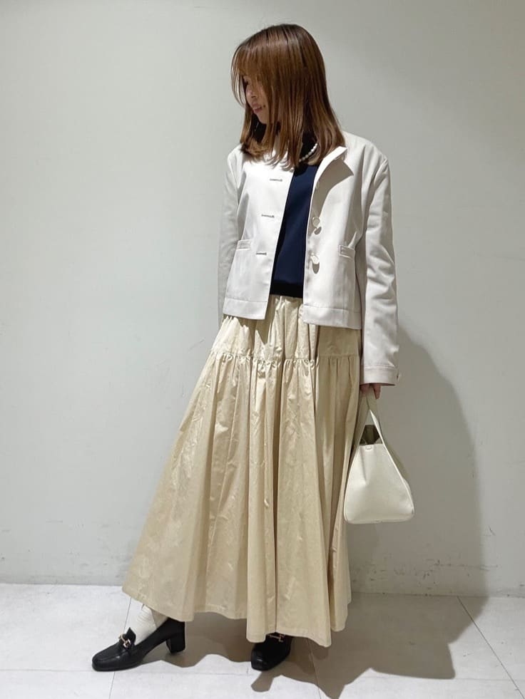 mi.さんの「UNTITLED｜【セレモニー】淡水パールショートネック」を使ったコーディネート