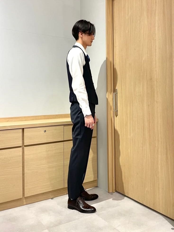 Seiyaさんの「TAKEO KIKUCHI｜【Made in JAPAN】矢絣（やがすり）スーツ／スリーピース対応」を使ったコーディネート