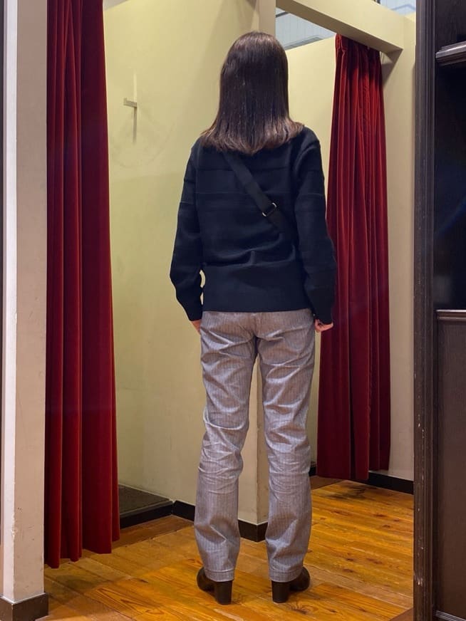 かわぴーさんの「TAKEO KIKUCHI｜【Made in JAPAN】播州織 ヘリンボン ストレート パンツ」を使ったコーディネート
