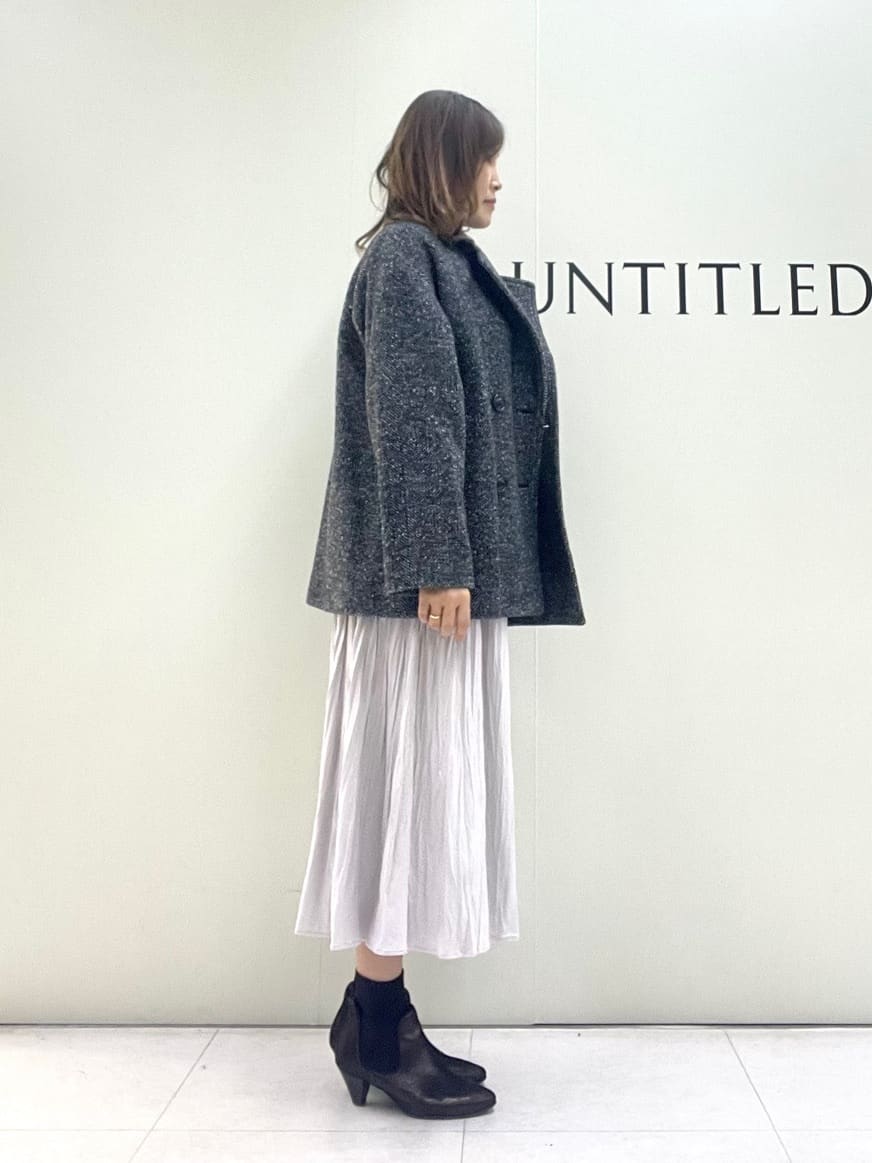 Sakaiさんの「UNTITLED｜◆【洗える/体型カバー】コットンウールプルオーバーニット」を使ったコーディネート