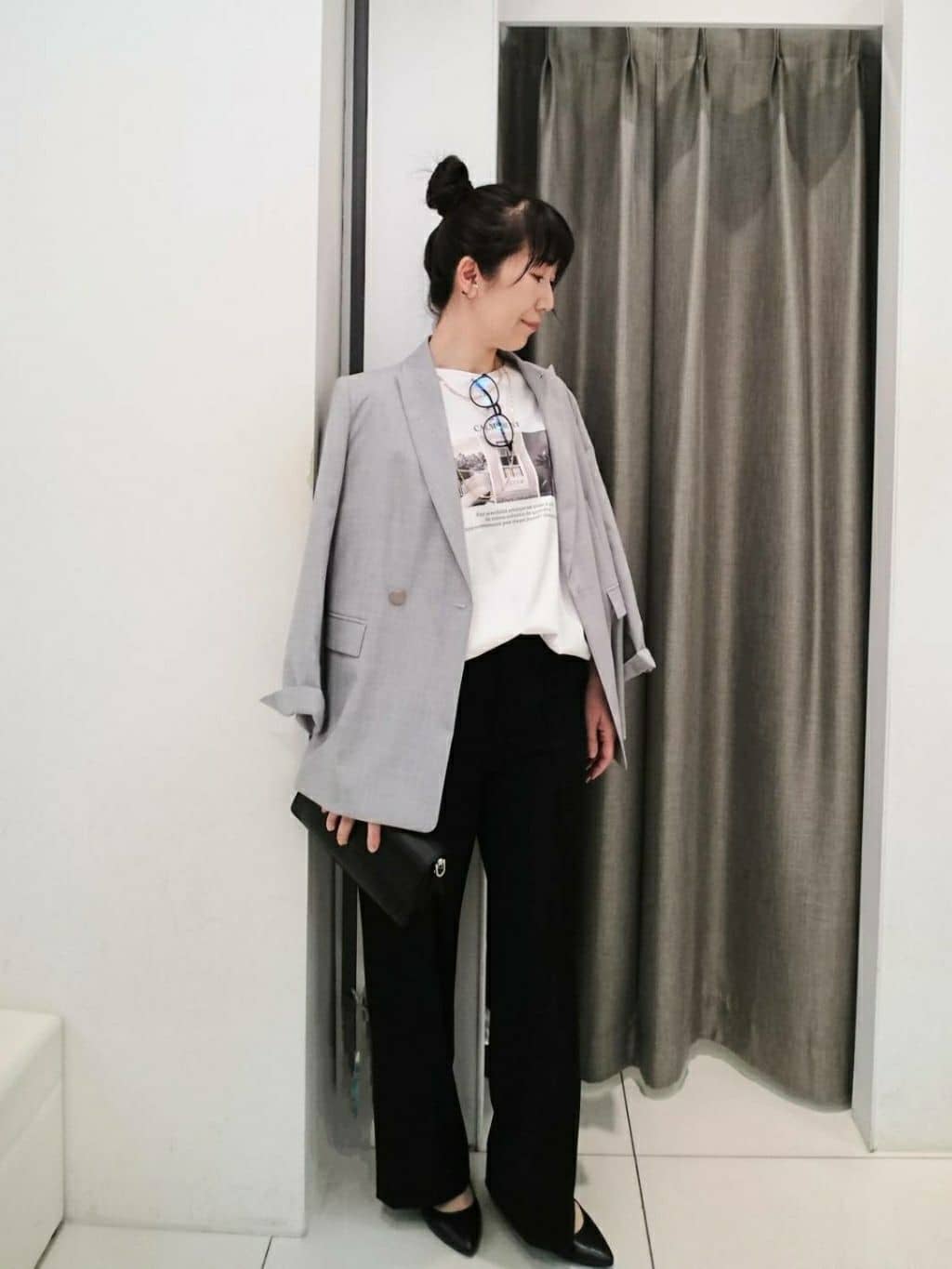 YABUさんの「UNTITLED｜◆プリントTシャツ」を使ったコーディネート