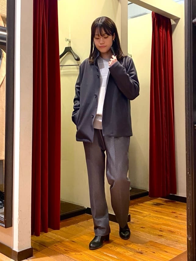 かわぴーさんの「TAKEO KIKUCHI｜【DOWN FABRIC】ダウンファブリック スタンドカラーブルゾン」を使ったコーディネート