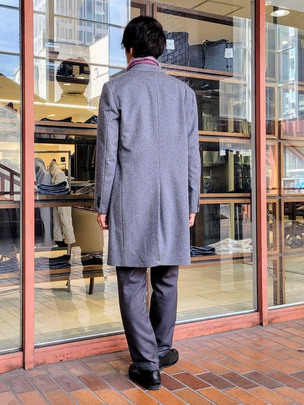 piroyaさんの「TAKEO KIKUCHI｜ウールカシミヤブレンド チェスターコート」を使ったコーディネート
