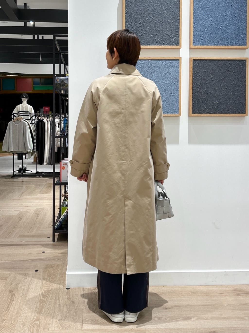 rairaiさんの「Dessin｜◆【洗える】ステンカラーコート（S～L）」を使ったコーディネート