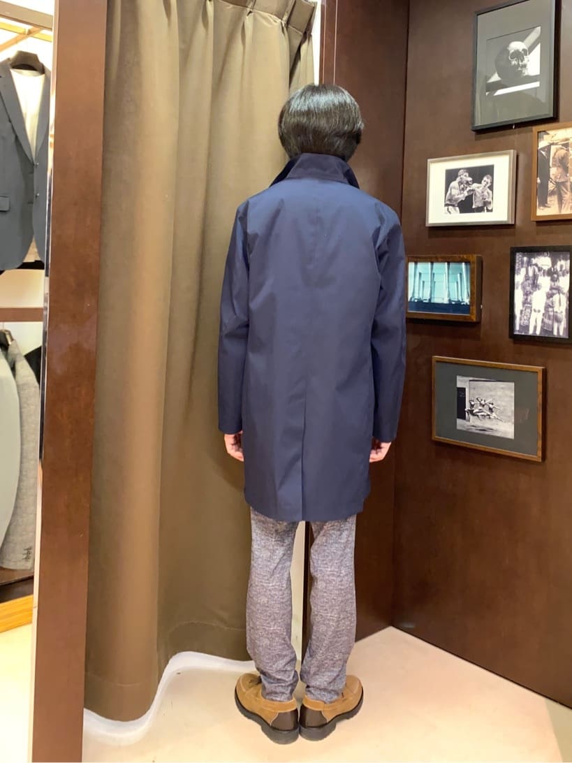 コバヤシさんの「TAKEO KIKUCHI｜【ONOFF対応】TRダブルニット ストレッチパンツ」を使ったコーディネート