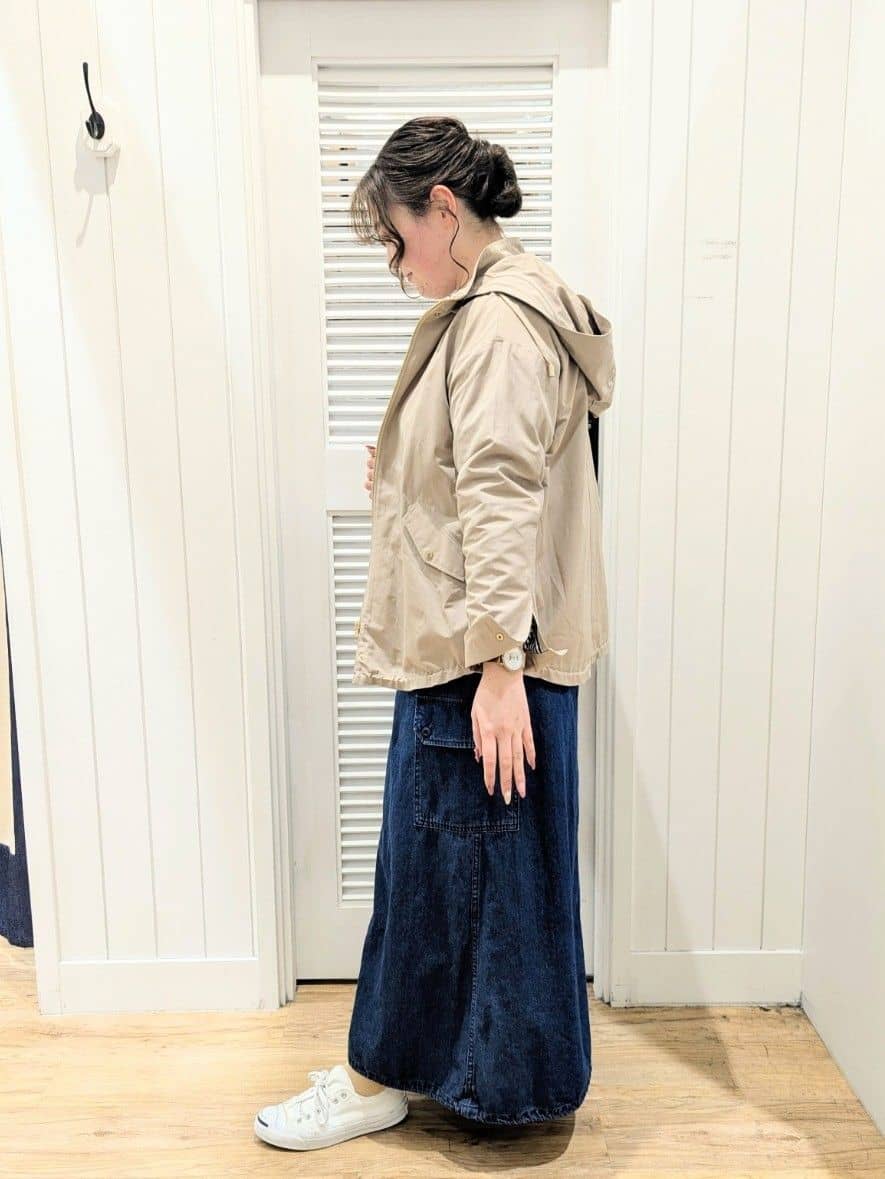 ayakaさんの「Dessin｜◆【洗える】パール調付きクロップド丈ニット（S～L）」を使ったコーディネート