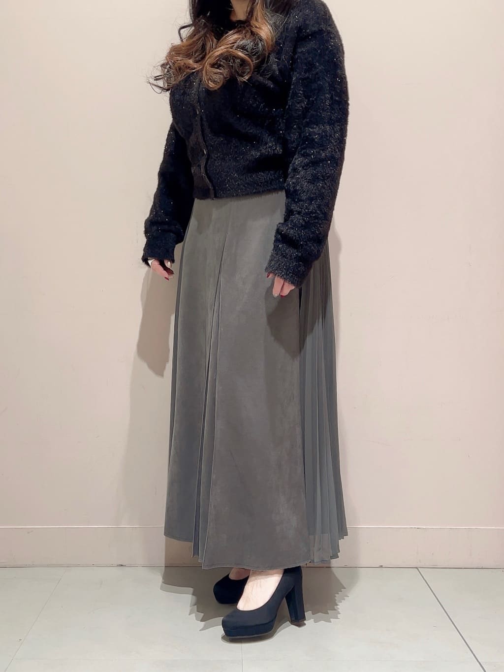 りえさんの「ESPERANZA｜3WAYチャンキーヒールパンプス」を使ったコーディネート