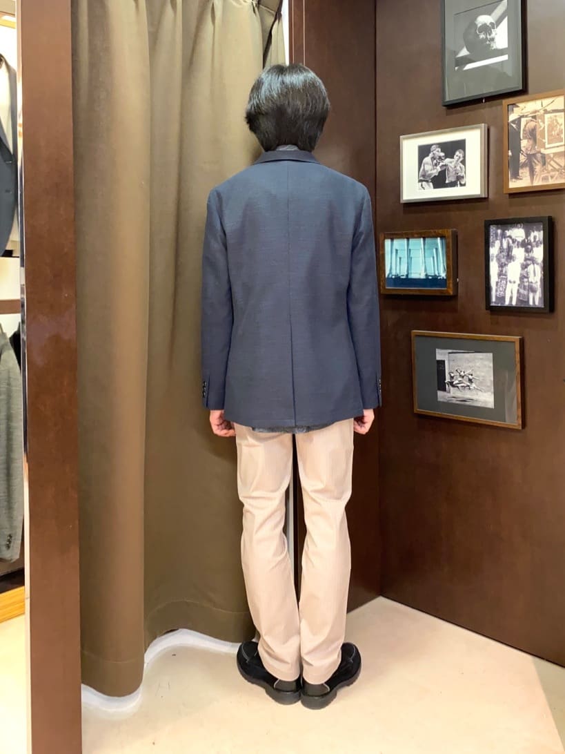 コバヤシさんの「TAKEO KIKUCHI｜【Made in JAPAN】播州織 ヘリンボン ストレート パンツ」を使ったコーディネート