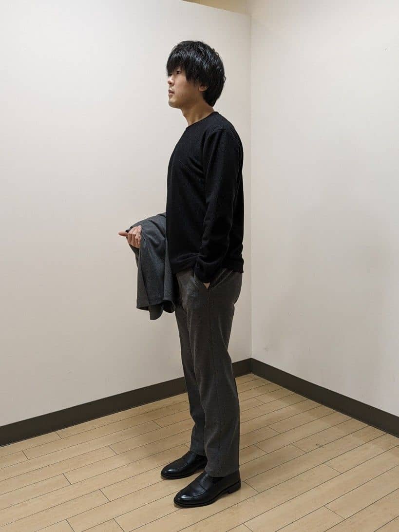 あきやまさんの「TAKEO KIKUCHI｜コインローファー」を使ったコーディネート
