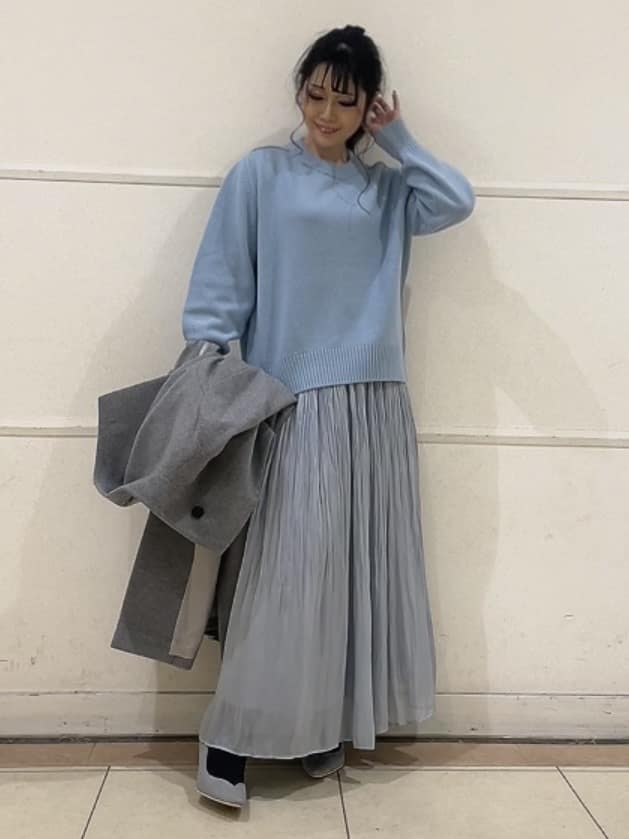 watanabeさんの「UNTITLED｜【日本製／2WAY衿】スタンドカラー ロングコート」を使ったコーディネート