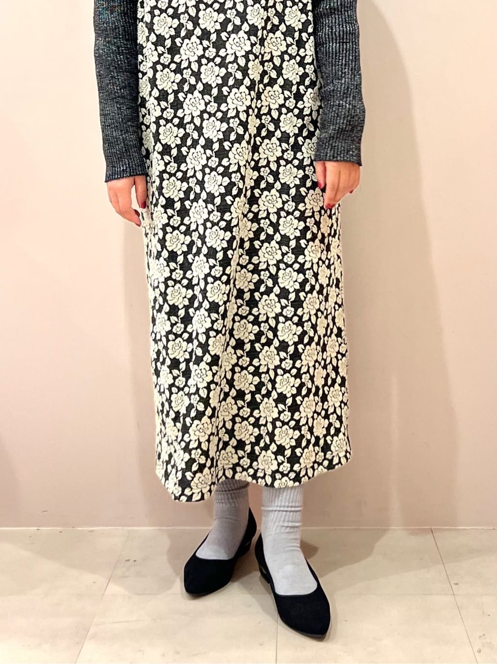 TAKAさんの「ESPERANZA｜《定番》晴雨兼用クッションフラットパンプス」を使ったコーディネート