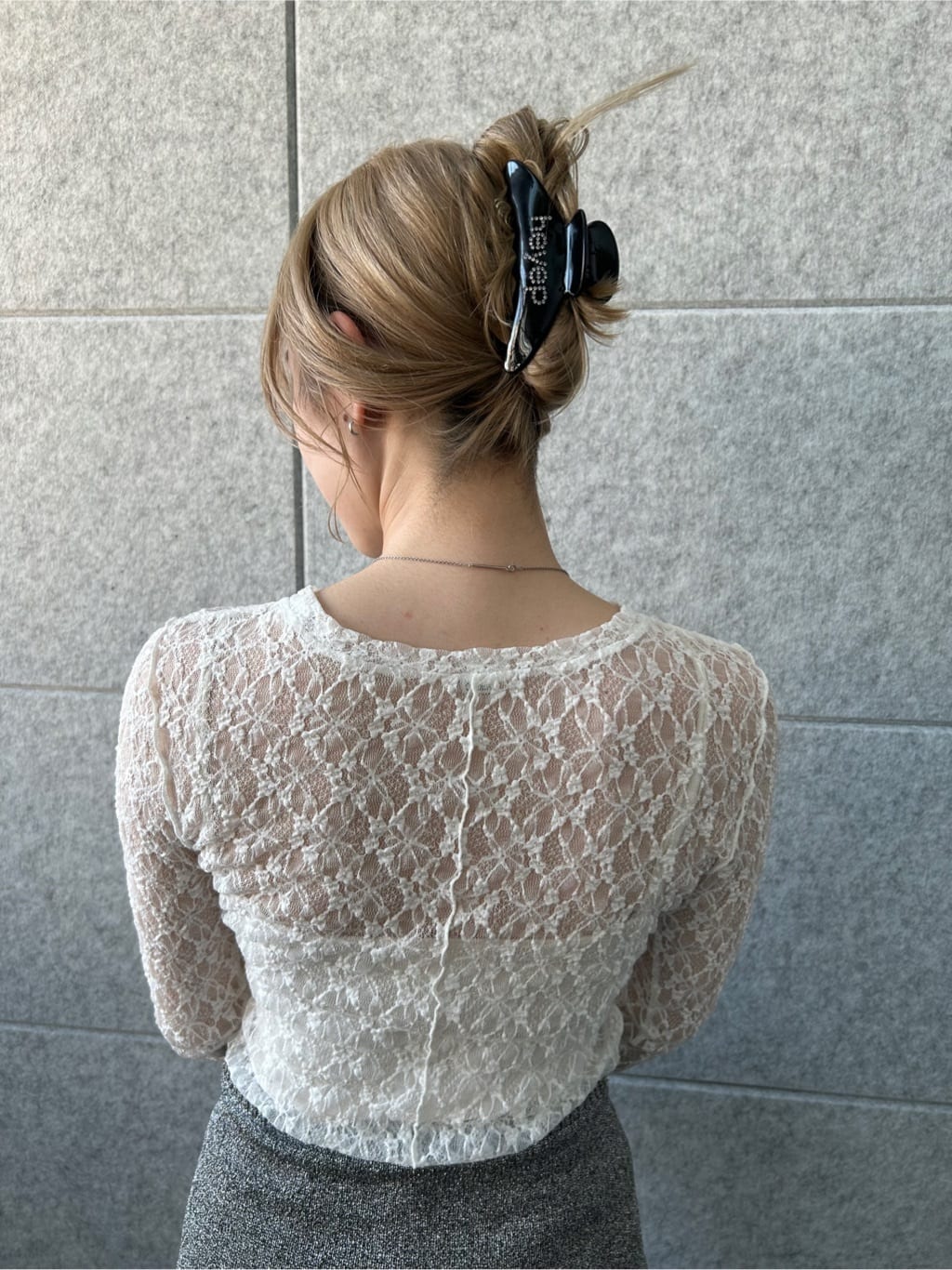 honoka Aさんの「CODE A｜【Re】stretch lace tops」を使ったコーディネート