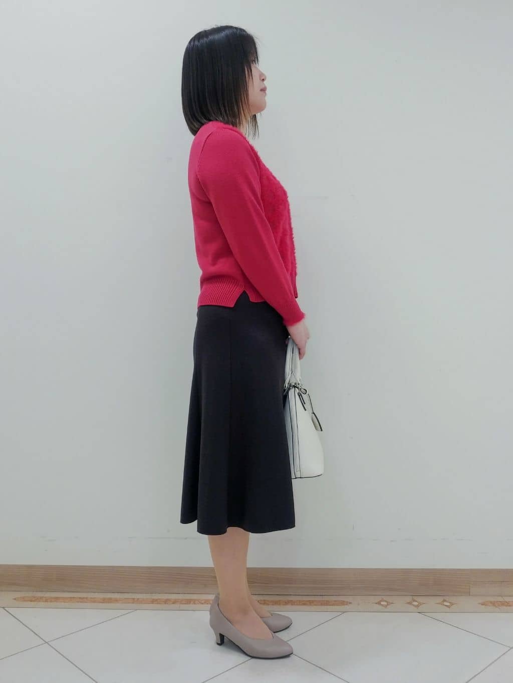 tomoさんの「Reflect｜◆【夏SALE／フォーマル/通勤にも使える】スクエアフォルムバッグ」を使ったコーディネート