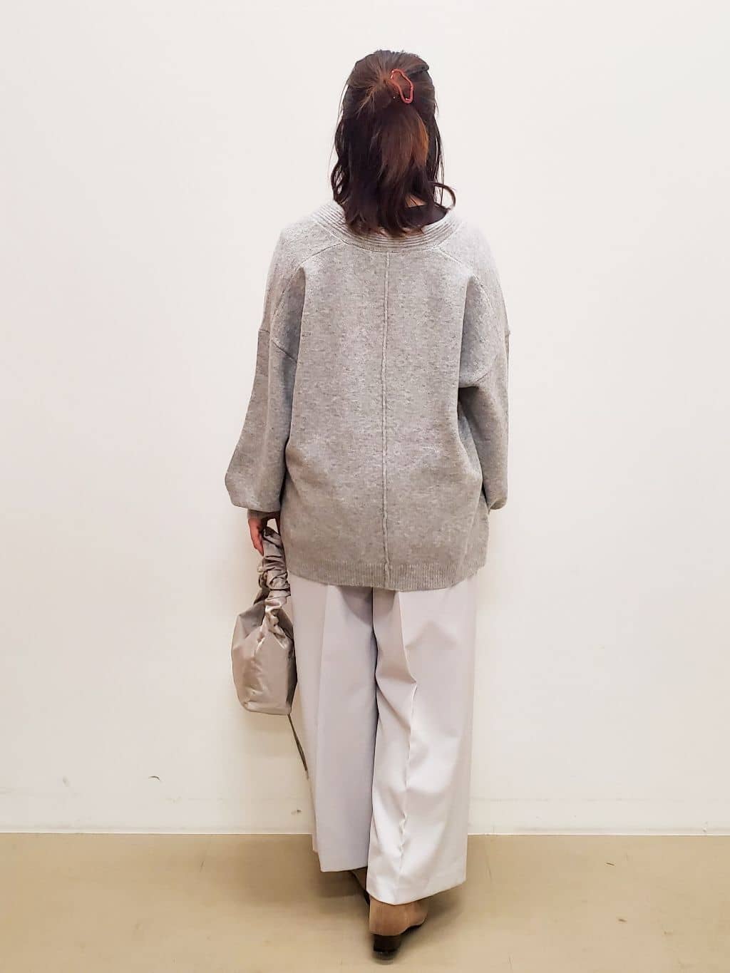 愛さんの「SHOO･LA･RUE｜【S-5L/洗濯機可/2WAYストレッチ】ダブルクロスワイドパンツ」を使ったコーディネート