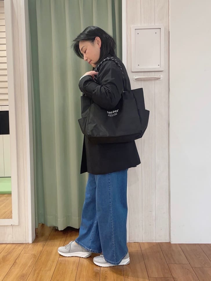ke-yさんの「SHOO･LA･RUE｜◆さりげない凹凸感で表情豊か。ロールネックニット」を使ったコーディネート