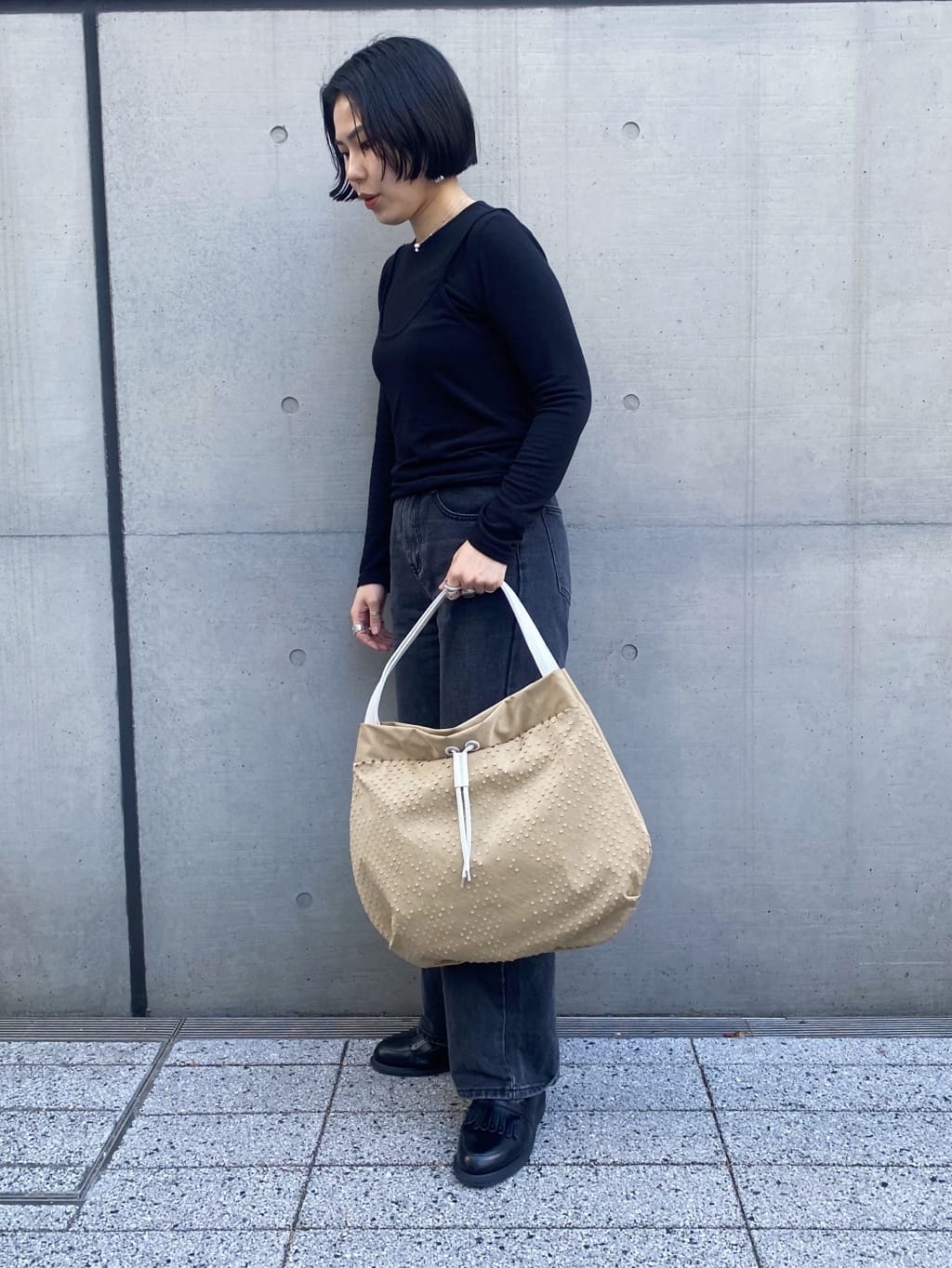 Uさんの「HIROKO HAYASHI｜◆LA VIGNA（ラ ヴィーニャ）トートバッグ」を使ったコーディネート