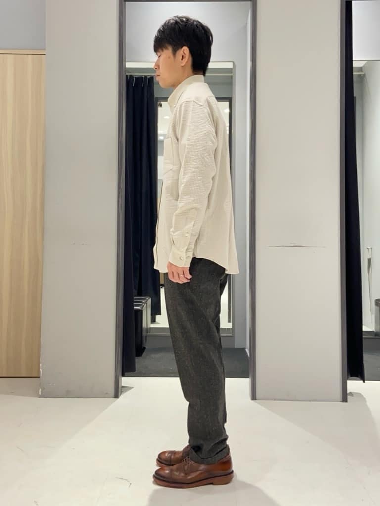 わいずみさんの「TAKEO KIKUCHI｜【DOWN FABRIC】ダウンファブリック スタンドカラーブルゾン」を使ったコーディネート
