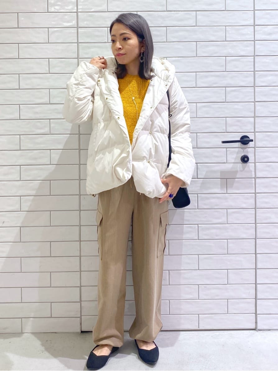 Ayaさんの「OPAQUE.CLIP｜◆【軽量／洗える】ポインテッドトゥニットパンプス」を使ったコーディネート
