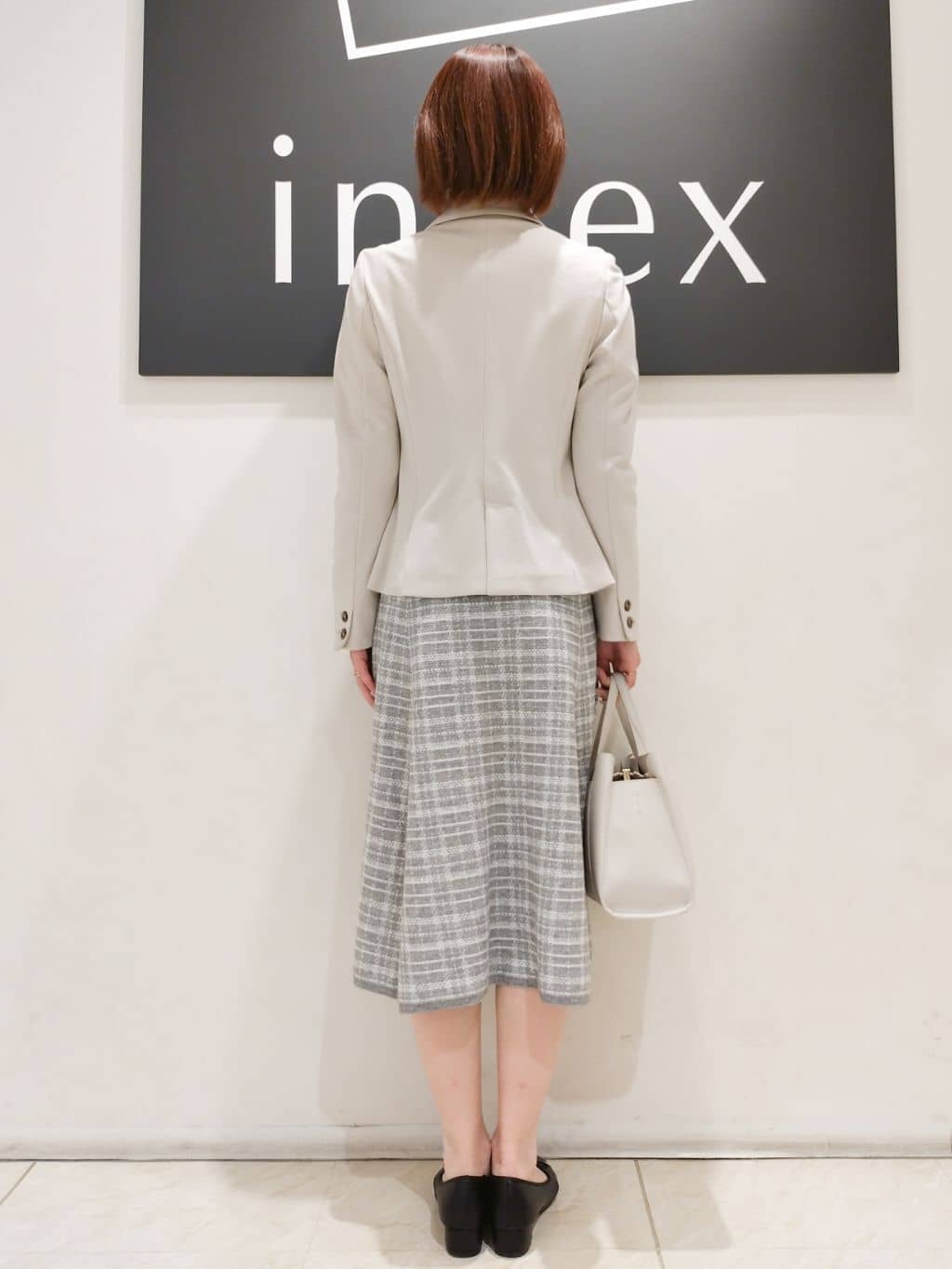 n.さんの「index｜《5色展開／XS-LLサイズ》ストレッチテーラードジャケット／セットアップ対応【イージーアイロン】」を使ったコーディネート
